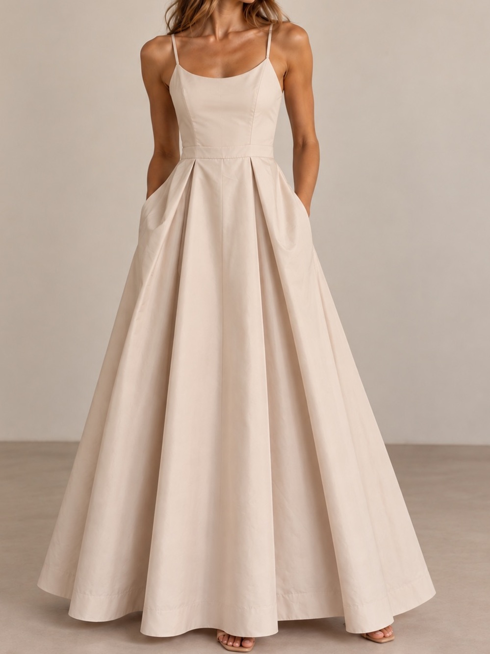 bebe Ivory Satin Taffeta Ball Gown Bridal Wedding Dress Size 0